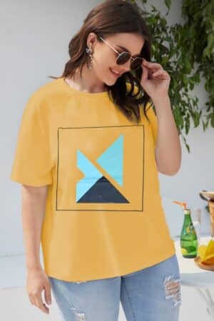 Tricou dama bumbac marimi mari 9923