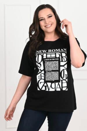Tricou dama bumbac marimi mari 1221
