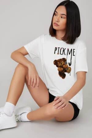 Tricou dama bumbac Pick Me 1176