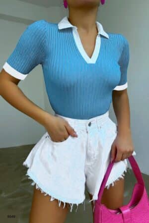Tricou cu guler 1265