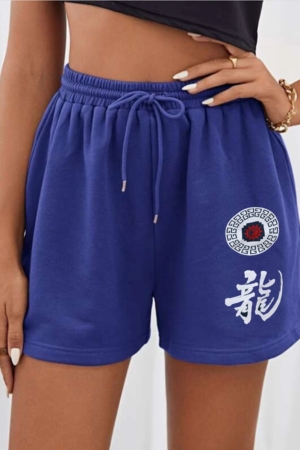 Pantalon scurt dama bumbac Yin Yang 9995-2