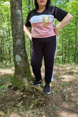 Trening dama cu aplicatie de paiete 8981