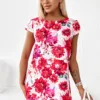 rochie-5167 bujori rosu (1)