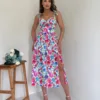 rochie imprimeu roz cu bleu (2)