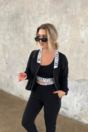 Trening dama bumbac vatuit 3 piese 3961 Bgi Couture