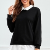 Bluza dama cu terminatie de camasa 1707 (2)