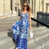 Rochie Dolce Vita albastru (5)