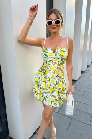 Rochie  dama cu volane Daisy