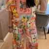 set satin bluza si pantaloni largi (9)