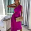 rochie plisata lovely adorashop (3)