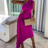 rochie plisata lovely adorashop (4)