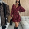 rochie scurta si imprimeu Koko (6)