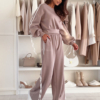 Compleu bumbac cu sireturi albe IT7102 (1)