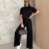 Compleu viscoza pantaloni si tricou Anabel IT7108 (42)