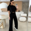 Compleu viscoza pantaloni si tricou Anabel IT7108 (45)
