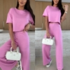 Compleu viscoza pantaloni si tricou Anabel IT7108 (69)