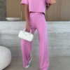 Compleu viscoza pantaloni si tricou Anabel IT7108 (73)