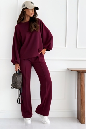 Trening Dama Oversize 3524 – Bumbac cu Elastan