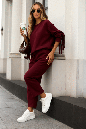 Trening Dama Fringe 3535 – Bumbac cu Elastan